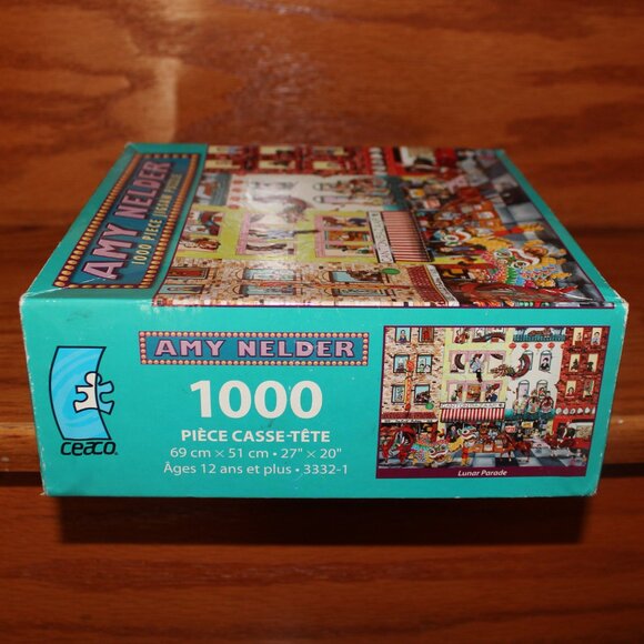 3/$88❤️sealed 2007 vintage Amy Nelder LUNAR PARADE Ceaco puzzle Chinese New Year - Picture 3 of 6